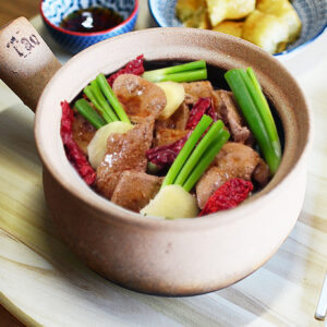 宫保猪肝煲仔粥 Claypot Gong Pao Pork Liver Congee